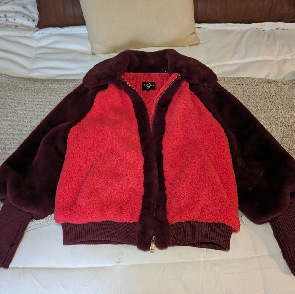 Ugg Burgundy and Red Jacket